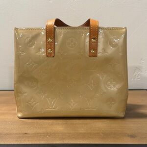 Louis Vuitton Glossy Tan Monogram Tote